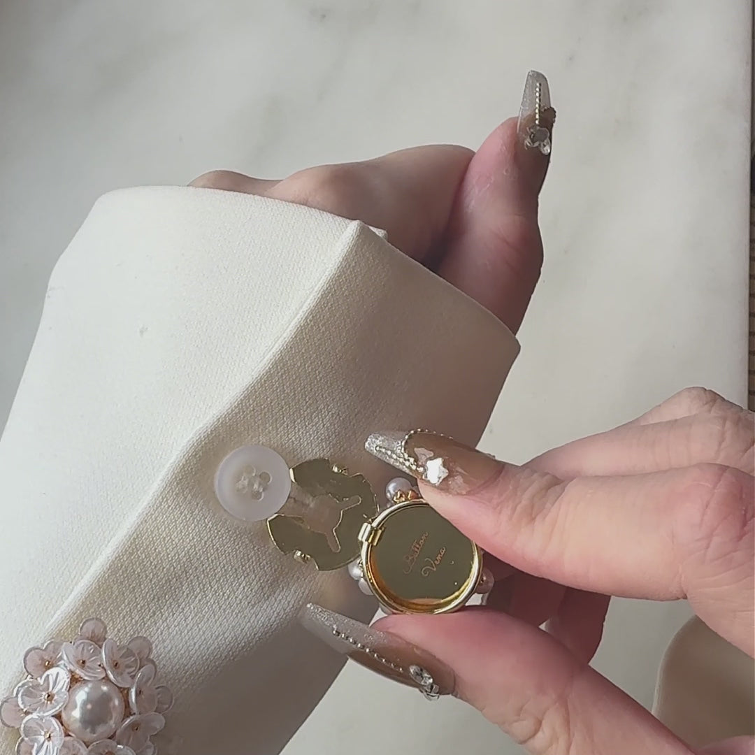 cloud bouquet button cover how to use